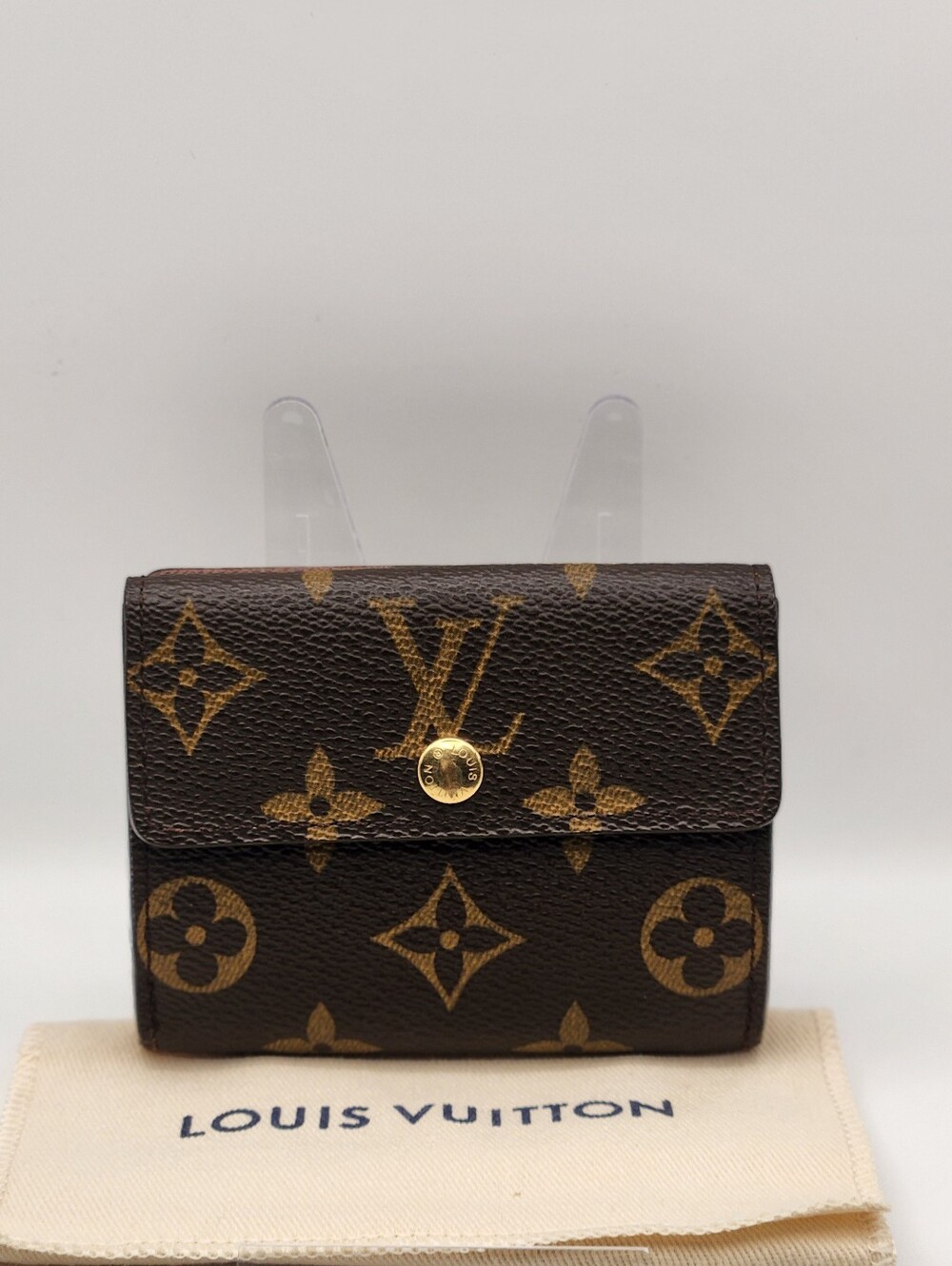 Louis Vuitton Monogram Brown and Gold Wallet